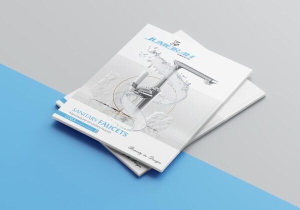 طراحی کاتالوگ شیرآلات روشویی جمیرا