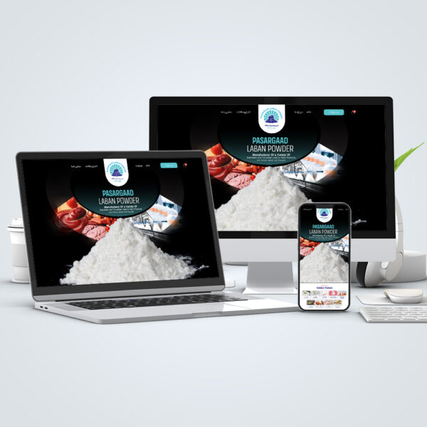 طراحی وب سایت لبن پودر پاسارگاد