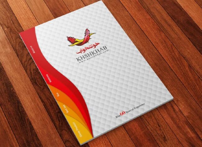 طراحی کاتالوگ کالای خواب|بس گرافیک